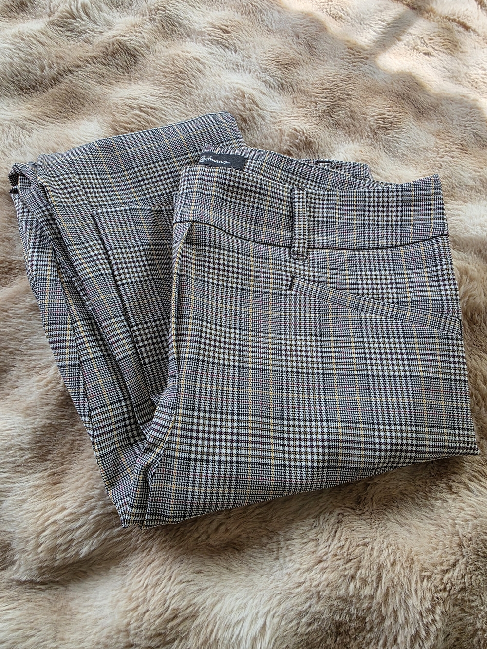Reitmans Plaid Mid-Rise Dress Pants | Size 2